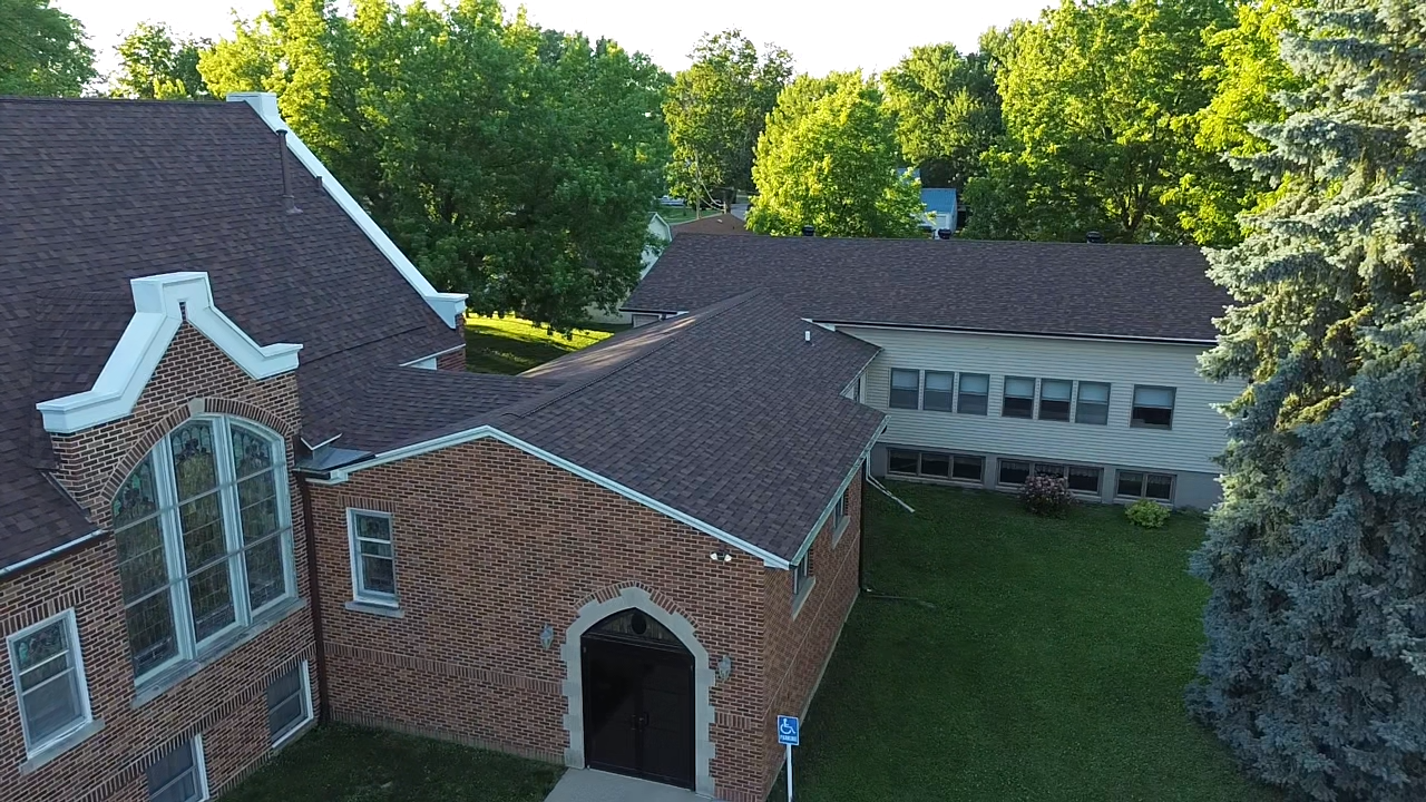 new asphalt roof